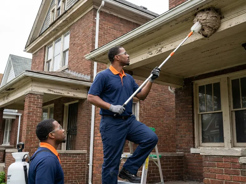 Exterior Stinging Insect & Wasp Hive Neutralization in Detroit, MI